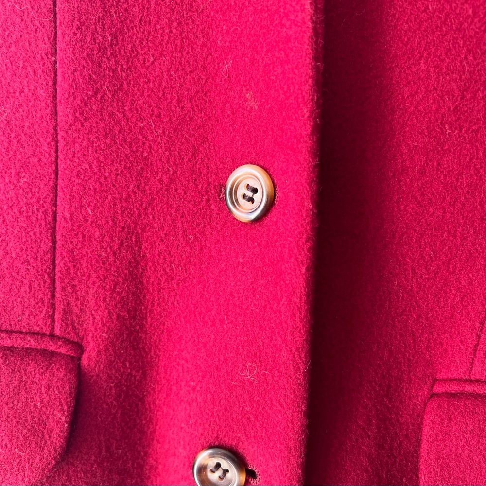 L.L. Bean Wool/Cashmere Blazer - Deep Red - Size 6 - EUC - Classic/Preppy - Picture 5 of 6